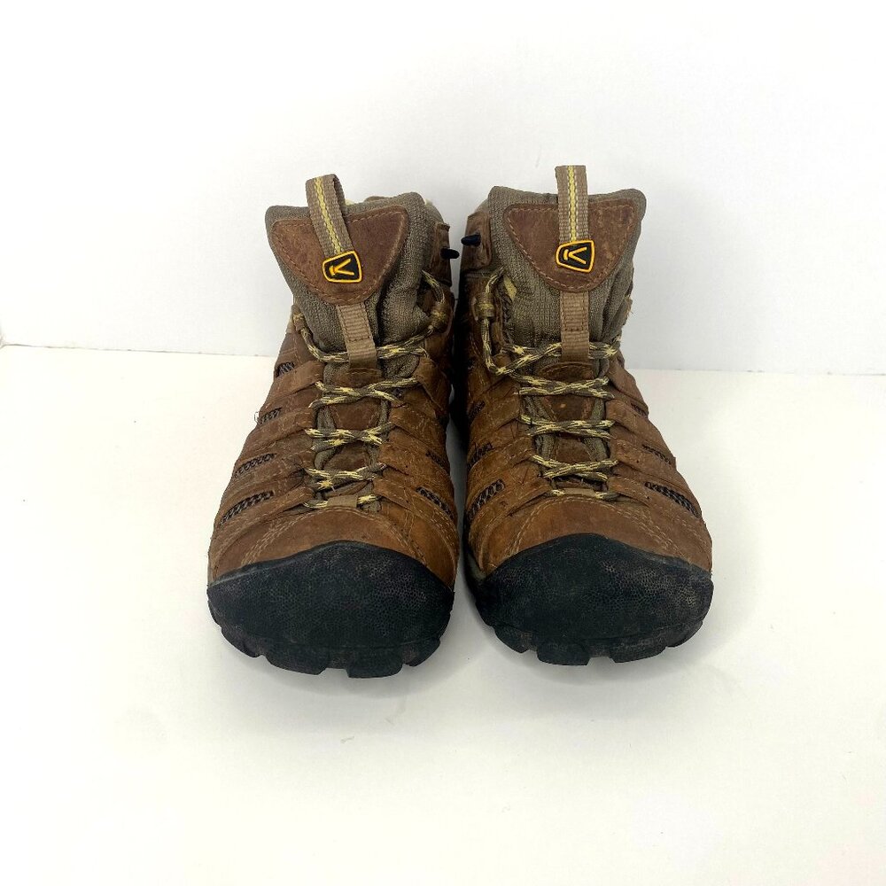 Keen Voyageur Mid Womens Size 10 Brown Athletic Hiking Shoes Boots Brindle Brown
